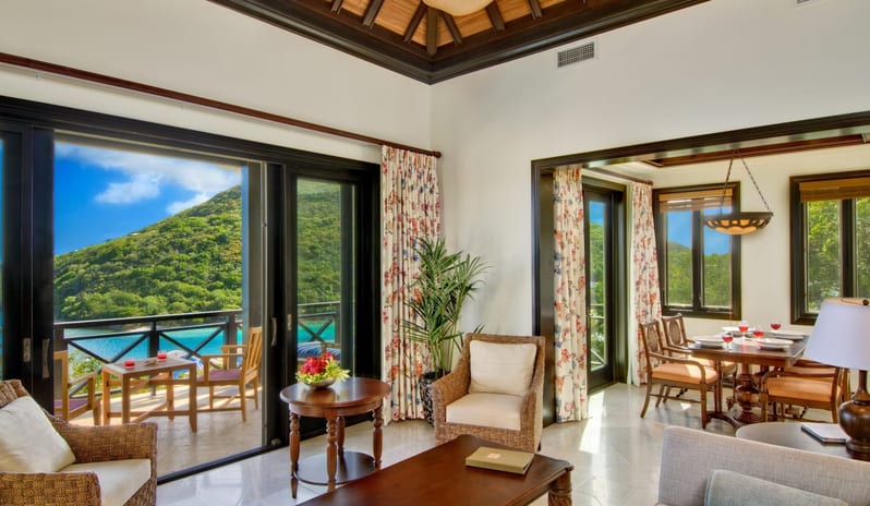 Scrub Island Resort, Spa and Marina - Three Bedroom Villa - Living Room